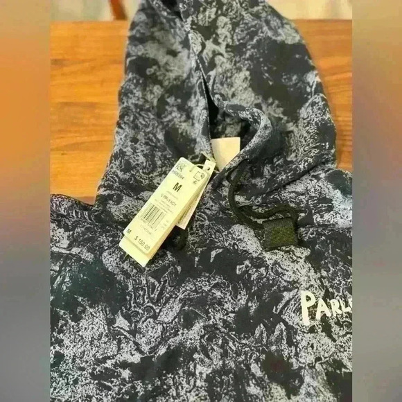 NWT adidas X Parley Pullover Hoodie and Sweatpants Unisex - Medium   Navy Blue - Picture 3 of 10